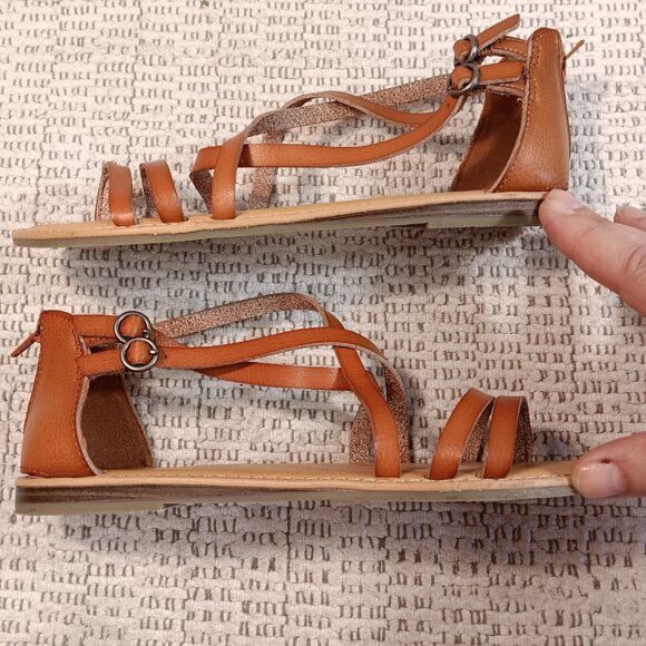 American Eagle Outfitters AEO women's strappy thong sandals sz 8 - Picture 5 of 13